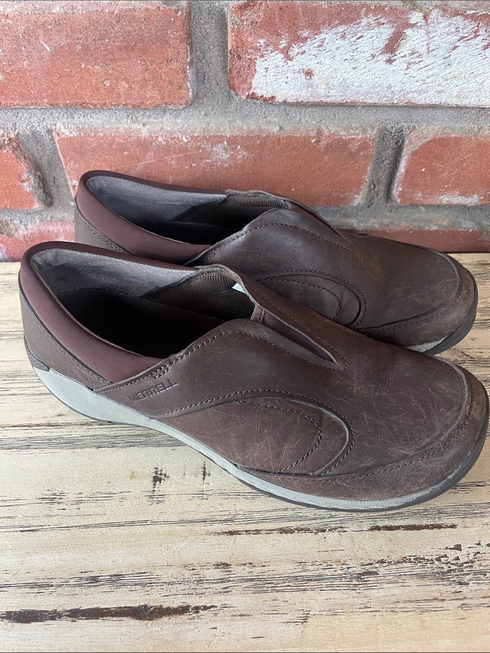 Merrell Women's QForm-2 Espresso Slip-On Leather Loafers 7